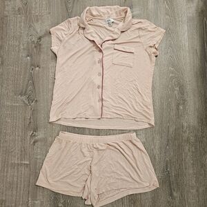 Pink Tranquility Shortie Pajama Set - Small - New